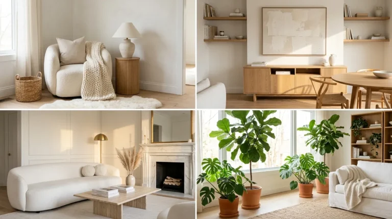 White Modern Interior Design Living Room Ideas