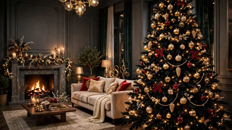 21 Jaw Dropping Color Scheme Ideas for a Black Christmas Tree