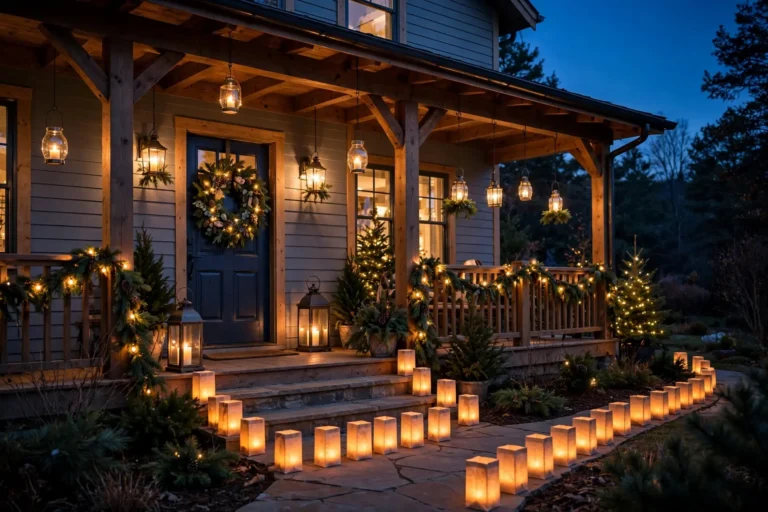 Outdoor Christmas Lantern Ideas to Transform Your Front Porch