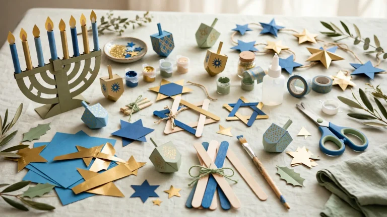 20 Kids Hanukkah Crafts for a Happy Hanukkah