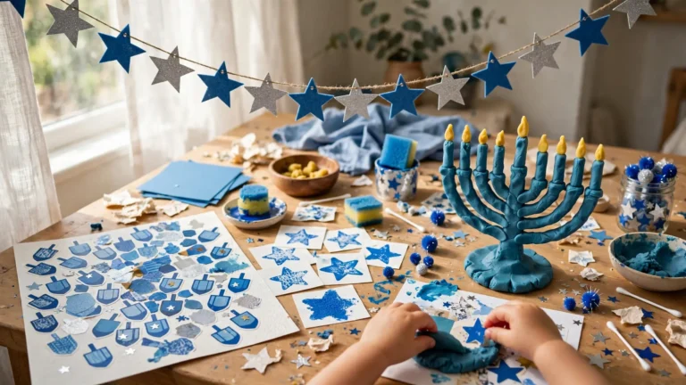 Easy Hanukkah Crafts for Kids: 11 Simple Art Projects