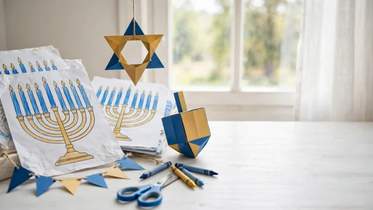15 Hanukkah Crafts for Kids Free Printable (Easy Templates to Print and Make)