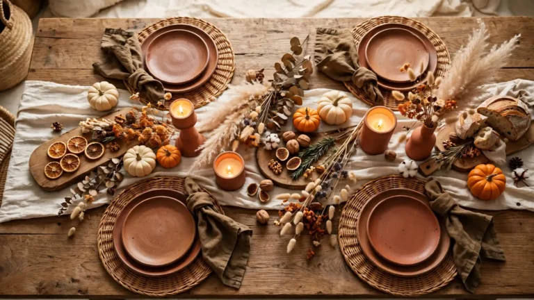 15 Simple Bohemian Thanksgiving Tablescape Ideas