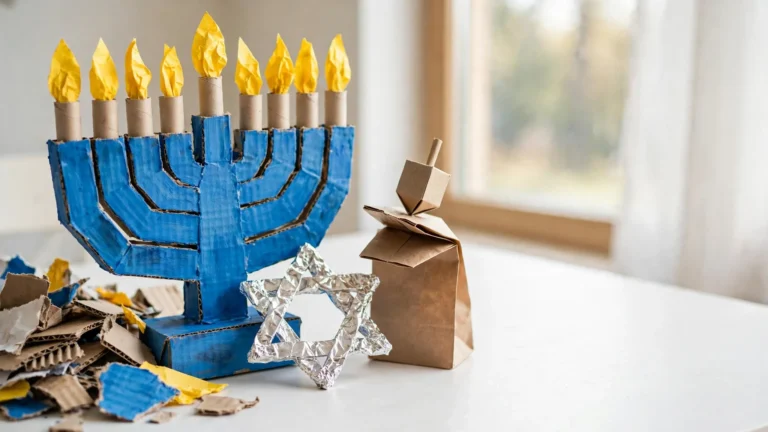 17 Free Hanukkah Crafts for Kids (Made from Things You Already Have)