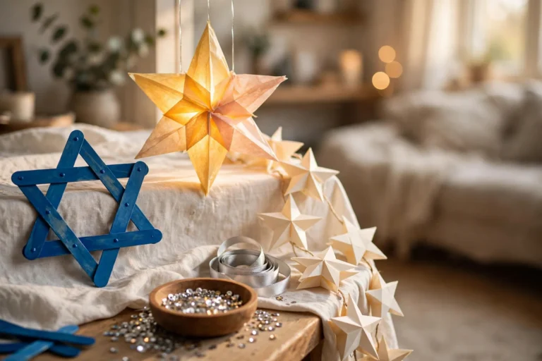 Hanukkah Crafts for Kids Star of David: 18 Easy Ideas
