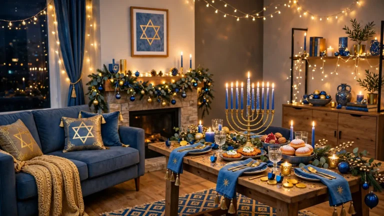 Hanukkah Decorations: 19 Beautiful Ideas for a Festive Home