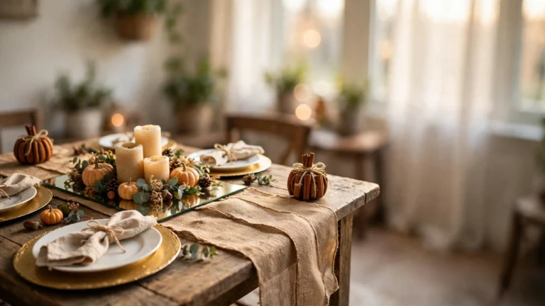 14 Dollar Store DIY Thanksgiving Tablescapes (Cheap and Pretty)