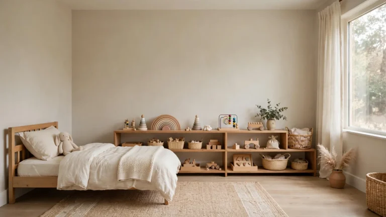 25 Toddler Bedroom Girl Montessori Ideas for Calm Little Rooms
