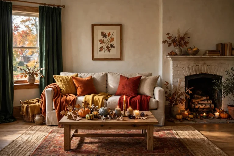 Autumn Interior Design Ideas For Living Room