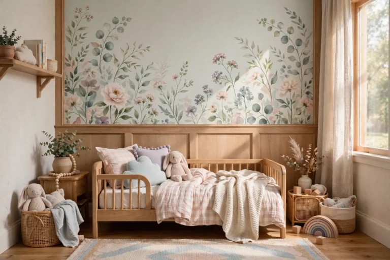 13 Toddler Girl Bedroom Accent Wall Ideas